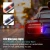 Import Solar Flashlight Car LED COB Light USB Rechargeable Multifunctional Torch Emergency Tool with Window Breaker from China