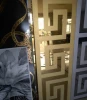 SP tile 600x1200 luxury gold decorative tile