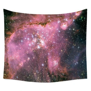 Space decorations starry sky pattern digital printed tapestry