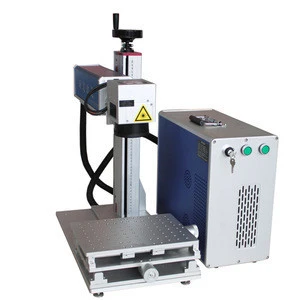 Split fiber laser marking machine /laser engraving machine for metal