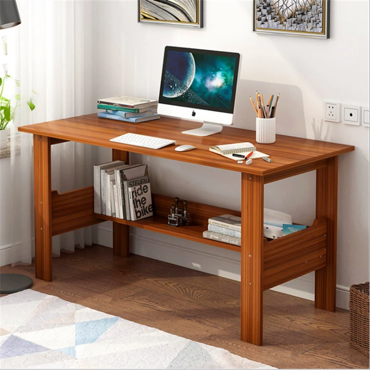 Spot new hot sale simple modern fashion wooden with drawer home office dormitory bedroom student study computer furniture  desk