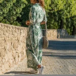 Spring and summer womens fashion women dresses party wear print dress
