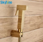 Square brass muslim shower, shattaf, hand bidet sprayer from China factory, OEM, ODM