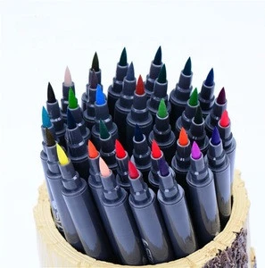STA Watercolor Brush Pens Art Markers Unique Watercolors Fine Liner Brush Dual Tip For Adults&amp;Kids Coloring Book