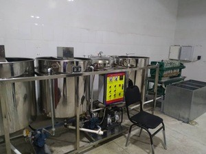 stainless steel crude palm oil refining machinery / palm kernel oil efinery plant for edible oil