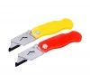Stainless Steel Folding Utility Knife with 5 Extra Blades in Case