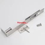 Stainless steel security lock tower slide bathroom door bolt
