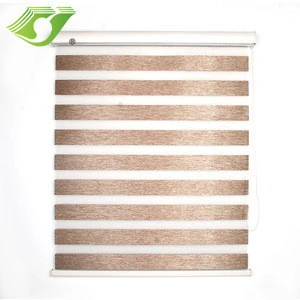 Stardeco blinds shade shutters zebra blind fabric curtain+high quality outdoor fabric zebra curtain blind