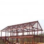 Steel structure for petrol station canopies gas station construction
