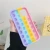 Import Stress Release Creative Rainbow Bubble Silicone Soft Shell For Iphone 12 Silicone Material Phone Case For Iphone from China