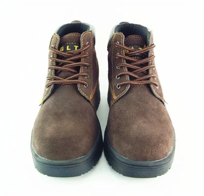 Suede Leather Steel Toe Cap Safety Boots Safety Shoes