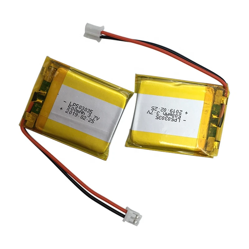 SUNEASE shenzhen 3.7volt 503030 500mah small 3.7V rechargeable lithium-ion polymer battery