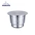 Import SUPER COLLEAGUE Cafe Inox Capsule Coffee Stainless Steel Nespresso Coffee Capsules Pod Compatible Coffee Machines from China