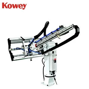 Super picker industrial robotic arm with runner picking for 3 plates mold sprue picker