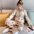 Import SUPHIS Cute Top Long Pants Pijama suit Women Silk Pajamas Pyjamas Set Sleepwear ladies Long Sleeve nightwear Satin womens pj set from China