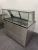 Import Surpass Ice Cream refrigerator display freezer with glass canopy/marble back platform from China