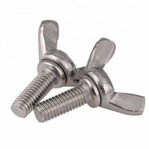 SUS Stainless Steel Machine Wing Butterfly Thumb Screw DIN316