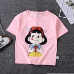 T-shirts Baby boys and girls cotton tops cartoon printed Children's T-shirts Children's clothing short sleeves summer wholesale