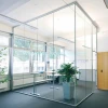 Tecture Thin profile frameless glass partition and dividers for offices