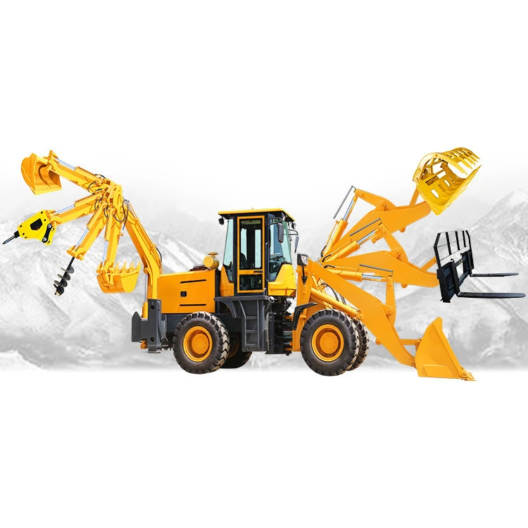 The Cheapest Cheap Articulated Back hoe 2020 Front Loader and End Backhoe Machine Equipment for Departs