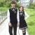 Import The custom autumn winter sweater vest suit korean boys and girls high students college school uniform from China
