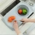 Tinderala Hot Selling Multifunction Kitchen Gadget Fruit Vegetable Kitchen Plastic Chopping Board With Silicone Drain Basket