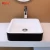 Import Toilet luxury acrylic resin solid surface artificial stone bathroom hand wash basin from China