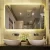 Import Toilet/bath Room Mirror Anti-explosion Led Bathroom Mirror with Clock from China