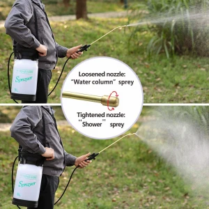 Top quality 5L gardening sprayers with safety valve high pressure shoulder knapsack hand pump sprayer