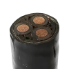 Traditional copper conductor XLPE STA PVC three core armored black cable