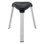 Import Triangle round office ottoman stool industrial bar children high plastic stool chair from China