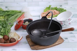 Trionfo cast iron round shape deep thermal cooker with handle