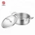 Import Two Handle Restaurant Cooking Pot Titanium Saucepan Pure Easy Heat Conduction 20cm Cookware Sets Eco-friendly Stocked Metal from China