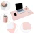 Import Ultra Thin Waterproof PU Leather Mouse Pad, Dual Use Desk Writing Mat from China