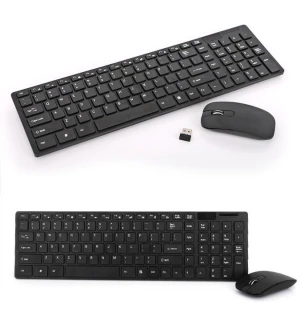 Ultrathin chocolate keyboard wireless keyboard mouse set mute 2.4g wireless keyboard mouse