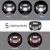 Import USB Rechargeable high power 3 watt led headlamp for car camping fishing running from China