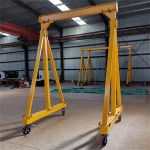 Used Mobile Rubber Tyre Gantry Crane 10 5 3 2 1 Ton Price, Small Mini Portable Gantry Crane Used China