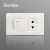 Import US/South America PC  Italian Double 3 Pin Wall Socket  And  TEL/LAN/TV/Computer Outlet Plug from China