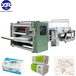 Various Style 2 lines V fold facial tissue paper making machine