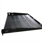 Vented 1U Adjustable Post Rack for network cabinets