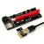 Import VER 009s Pcie Riser Card 6pin 1x to 16x  PCI-E PCI Riser Extender USB 3.0 Adapter Cable adapter card For GPU from China
