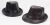 Import Vintage British Jazz Hat Fashion Style PU Leather Fedora Hats Men from China