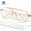 Vintage Metal Frames Myopia Glasses Clear Lens Men Eyeglasses Optical Glasses Male 117 Women Lunette eyewear