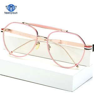 Vintage Metal Frames Myopia Glasses Clear Lens Men Eyeglasses Optical Glasses Male 117 Women Lunette eyewear