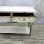 Import Vintage Modern Wood Metal French Style 2 Drawer Console Table, Antique Shabby Chic Console Table, New French Collection from India