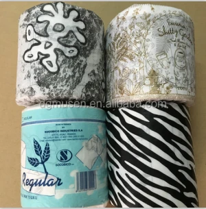 Virgin recycled 1 ply 2ply 3 ply Tissue Paper, Embossing Toilet Tissue