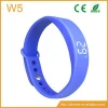 W5P W5 Multifunctional USB LED Smart Bracelet 3D Pedometer&Sleep Monitor&Calorie Counter Black