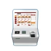 Wall mounted touch screen interactive panel digital bill payment kiosk machine for restaurant, self service kiosk