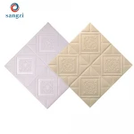 Walpaper 3D Wallpaper 3D Acrylic PET Mirror Wall Decoration Foam Bricks 3D