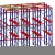Import Warehouse Pallet Racking High Density Fifo Steel Metal Drive In Rack  with CE Certificate from China